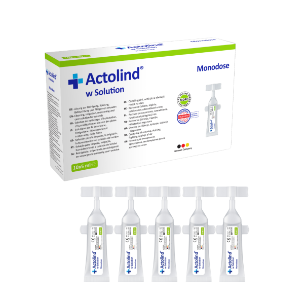 Actolind ® w SOLUTION Monodose 10 x 5 ml | Yara İyileştirme Solüsyonu