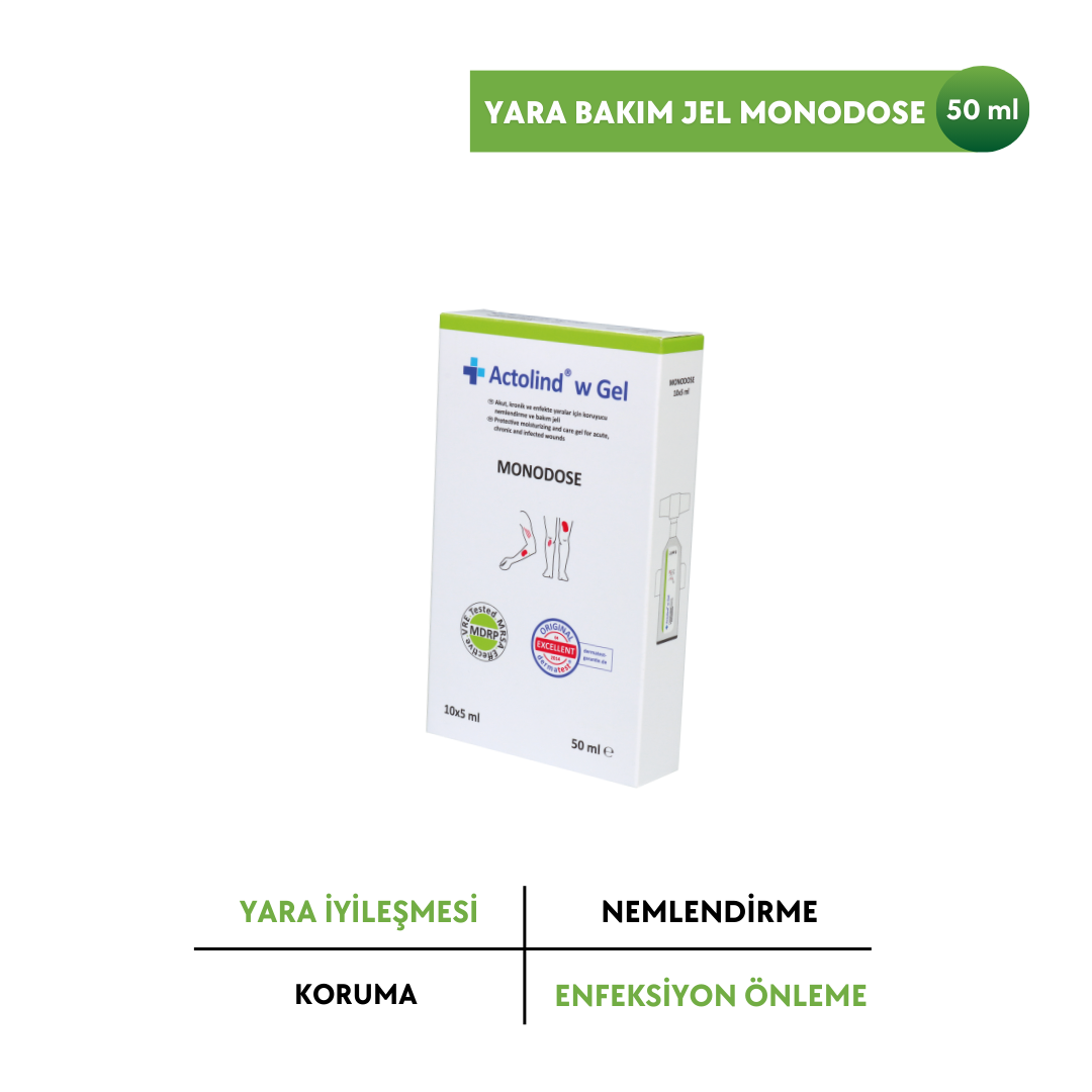 ACTOLIND® w GEL Monodose 10 x 5 ml [Yara İyileştirme Jeli]