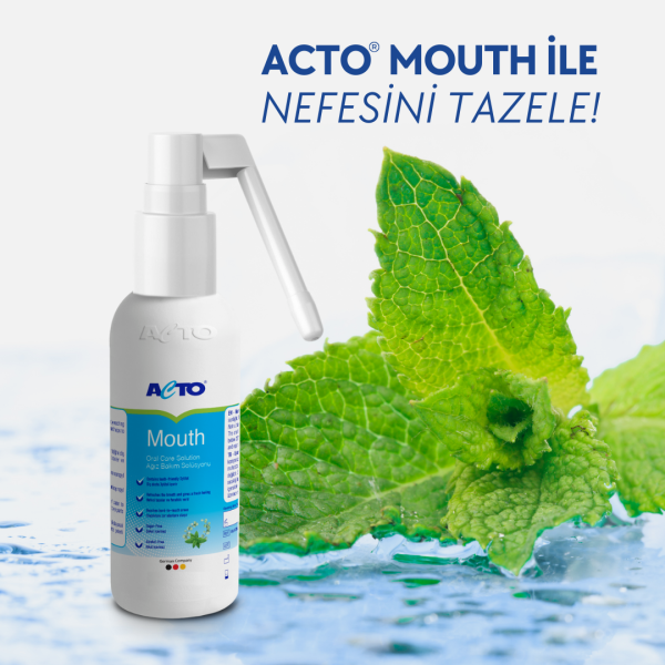 ACTO® MOUTH 100 ml Ağız İçi Bakım Solüsyonu - Toptan Satış