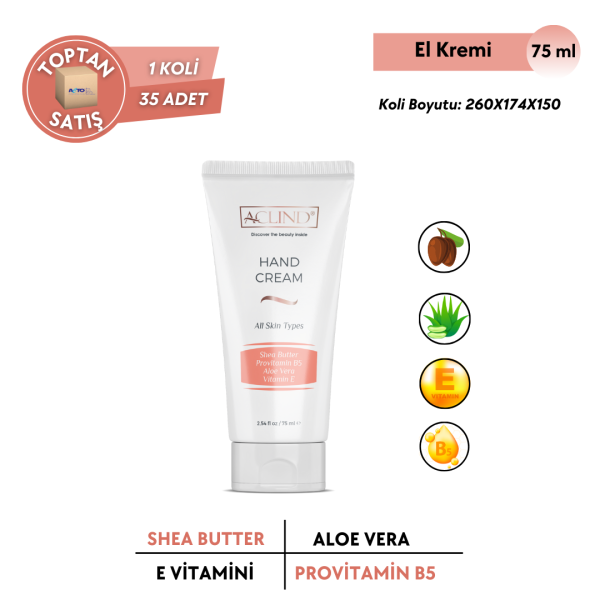 ACLIND® HAND CREAM 75 ml - Toptan Satış