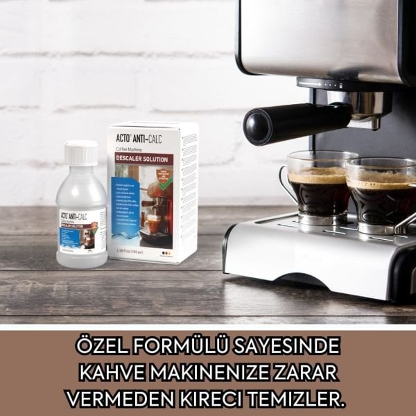 ACTO® ANTI-CALC 100 ml | Kahve Makinası Kireç Çözücü
