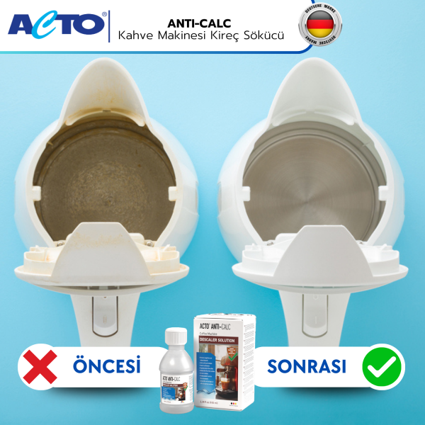 ACTO® ANTI-CALC 100 ml | Kahve Makinası Kireç Çözücü