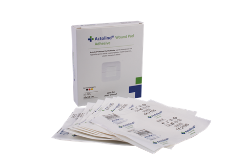 ACTOLIND® Wound Pad-Adhesive | Hipoalerjenik Steril Tıbbi Flaster - 10X10 cm