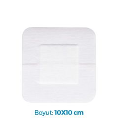 ACTOLIND® Wound Pad-Adhesive | Hipoalerjenik Steril Tıbbi Flaster - 10X10 cm