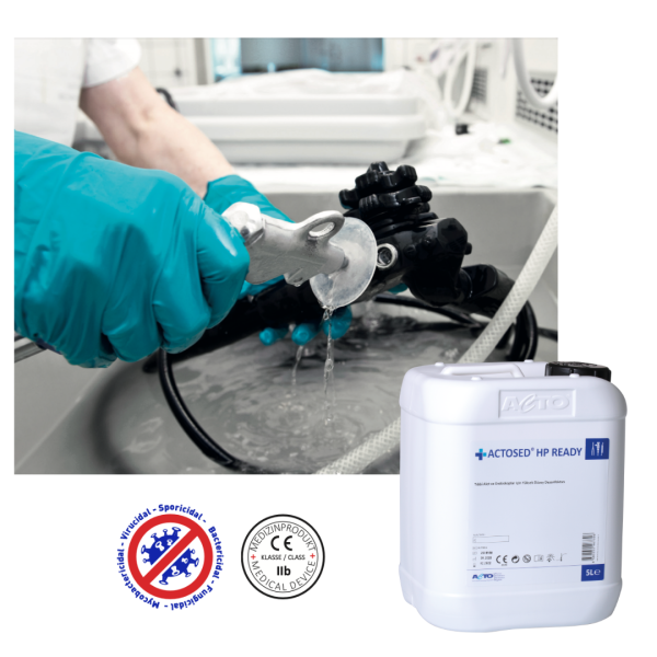 ACTOSED® HP READY 5 L Tıbbi Alet ve Endoskoplar için Yüksek Yüzey Dezenfektan