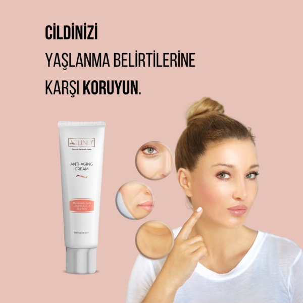 ACLIND® ANTI-AGING CREAM 30 ml / Kırışıklık ve Yaşlanma Karşıtı Krem - Toptan Satış