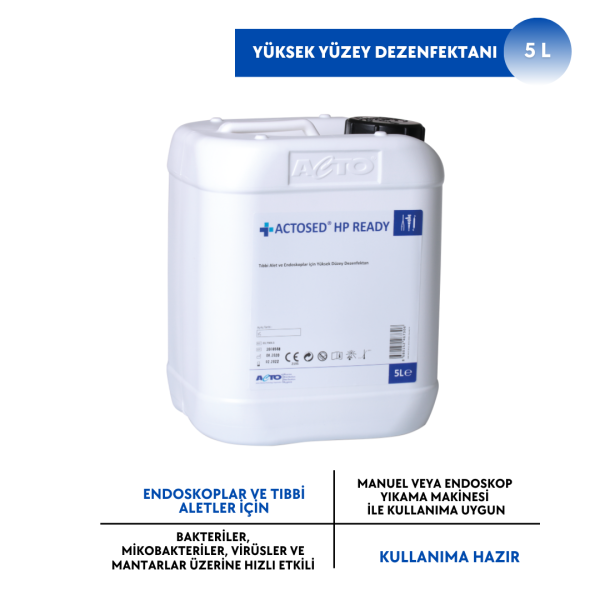 ACTOSED® HP READY 5 L Tıbbi Alet & Endoskop için Yüzey Dezenfektanı