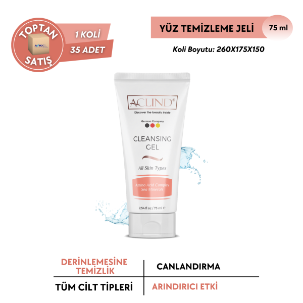 ACLIND® CLEANSING GEL 75 ml | Yüz Temizleme Jeli - Toptan Satış