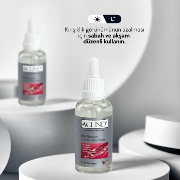ACLIND® BIO-PLACENTA HYA-COLLAGEN | Yaşlanma Karşıtı Kolajen Serum 50 ml - Toptan Satış