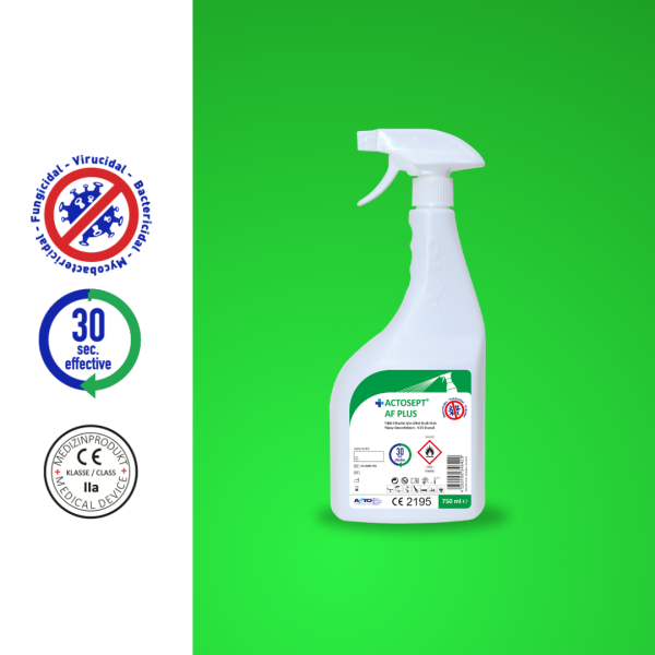 ACTOSEPT® AF PLUS | Tıbbi Cihazlar için Alkol Bazlı Yüzey Dezenfektanı
