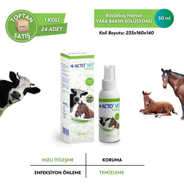 ACTO® VET SOLUTION Kedi-Köpek için Yara Bakım Solüsyonu - Toptan Satış