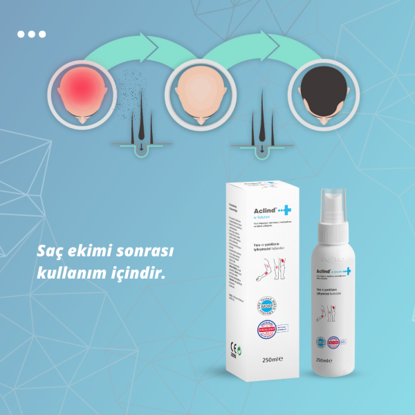 Aclind w Solution 250 ml | Yara Temizleme - Bakım ve Onarım Solüsyonu