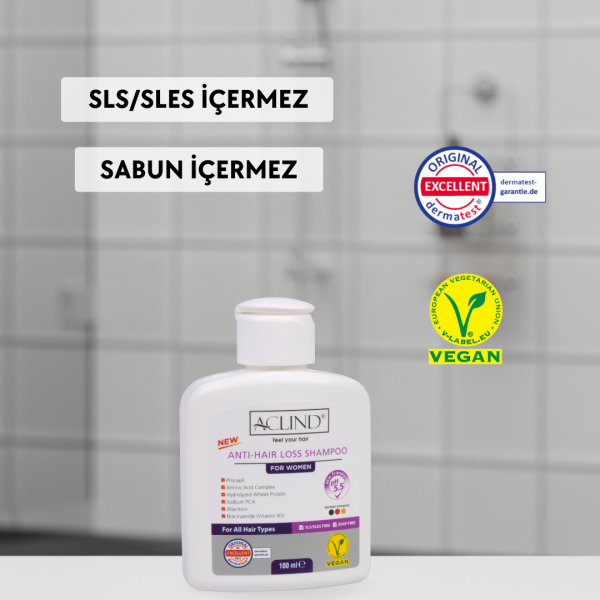 ACLIND® ANTI-HAIR LOSS SHAMPOO Kadın Saç Bakım Şampuanı 100 ml