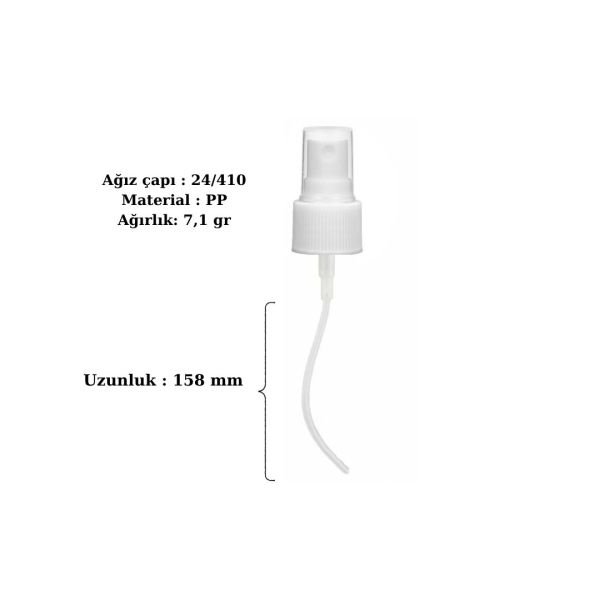 Sprey Başlık - 250 ml için
