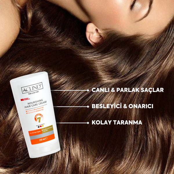 ACLIND® NOURISHING HAIR CARE CREAM | Saç Kremi | Yeni Formül