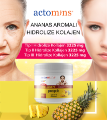 ACTOMINS® Collagen Pineapple - Ananas Aromalı Kolajen 310 gr