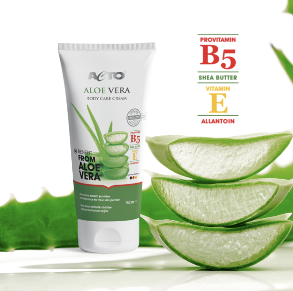 ACTO® ALOE VERA Body Care Cream 150 ml + ALOE VERA 50 ml Onarıcı El Kremi