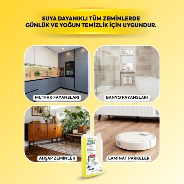Acto® Robo Clean – Robot & Islak Dikey Süpürgeler İçin Konsantre Yüzey Temizleyici