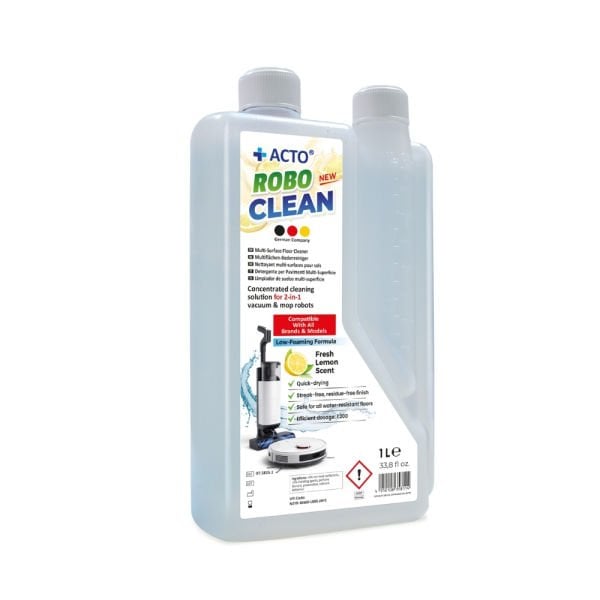 Acto® Robo Clean – Robot & Islak Dikey Süpürgeler İçin Konsantre Yüzey Temizleyici