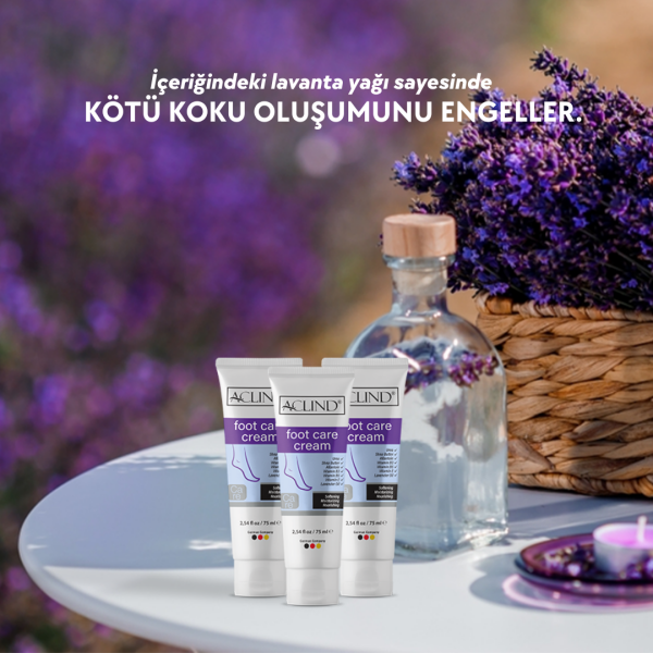 Aclind® Foot Care Cream 75 ML (Ayak Bakım Kremi)
