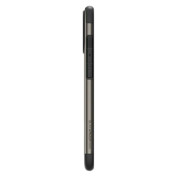 Spigen iPhone 16 Pro ile Uyumlu MagFit MagSafe Özellikli Kılıf Slim Armor Black