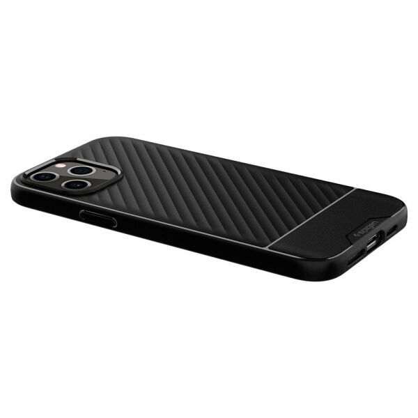 Spigen iPhone 12 Pro Max ile Uyumlu Kılıf Core Armor Matte Black