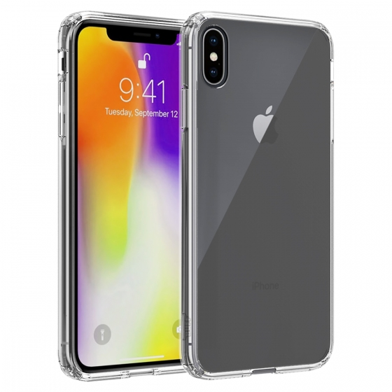 Buff iPhone Xs Max ile Uyumlu Air Hybrid Kılıf Crystal Clear