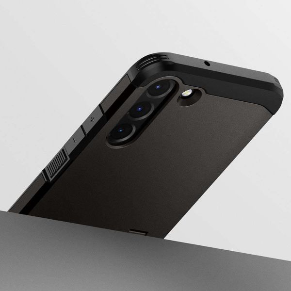 Spigen Galaxy S22 Plus 5G ile Uyumlu Kılıf Tough Armor Military Grade Gunmetal