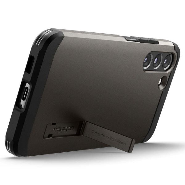 Spigen Galaxy S22 Plus 5G ile Uyumlu Kılıf Tough Armor Military Grade Gunmetal