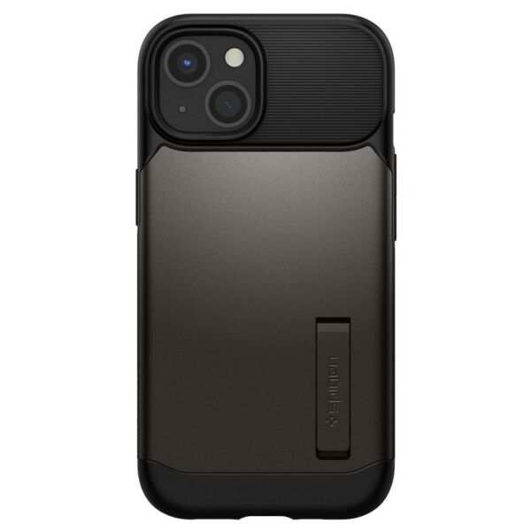 Spigen iPhone 13 Mini ile Uyumlu Kılıf Slim Armor Gunmetal