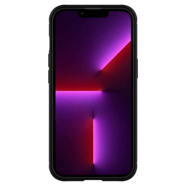 Spigen iPhone 13 Pro ile Uyumlu Kılıf Rugged Armor Matte Black