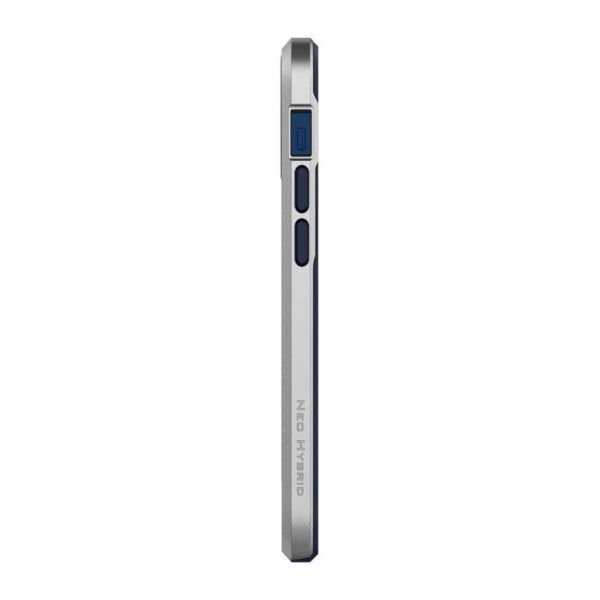 Spigen iPhone 12 Mini ile Uyumlu Kılıf Neo Hybrid Satin Silver