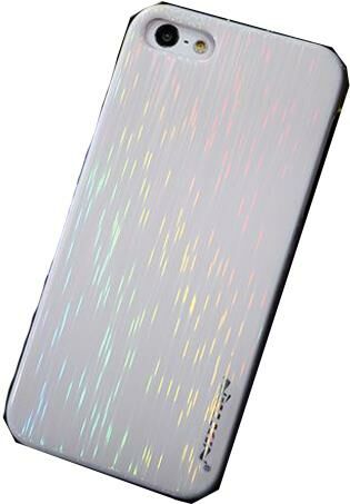 Nillkin iPhone SE/5S/5 ile Uyumlu Colorful Sert Kauçuk Kılıf Beyaz