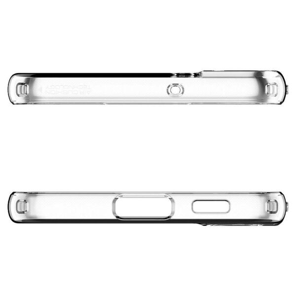 Spigen Galaxy S22 Plus 5G ile Uyumlu Kılıf Liquid Crystal 4 Tarafı Tam Koruma Crystal Clear