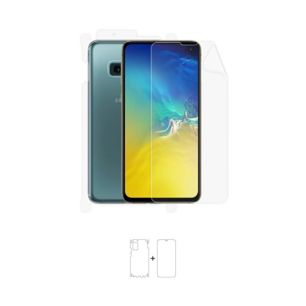 Galaxy S10e ile Uyumlu Ön-Arka Jelatin Tam Koruma