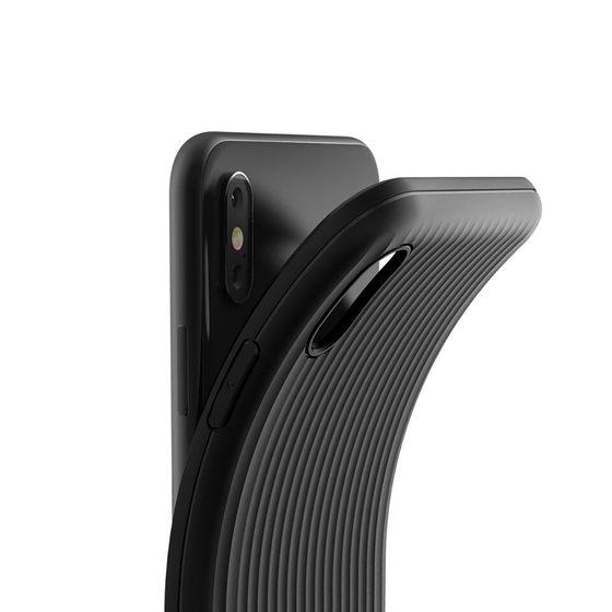 Buff iPhone XS Max ile Uyumlu  Single Fit Kılıf Black