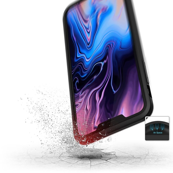 Buff iPhone XS Max ile Uyumlu  Single Fit Kılıf Black