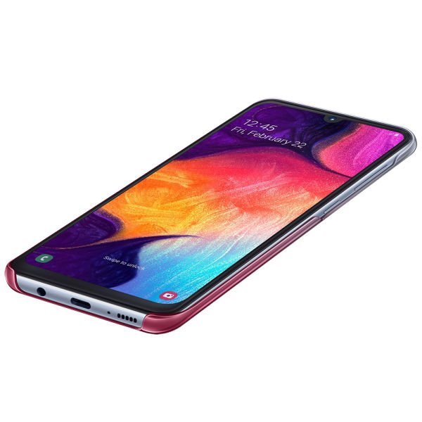 Galaxy A50 ile Uyumlu Clear Cover Pembe EF-AA505CPEGWW (Out)