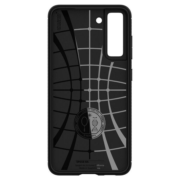 Spigen Galaxy S21 FE ile Uyumlu Kılıf Rugged Armor Matte Black