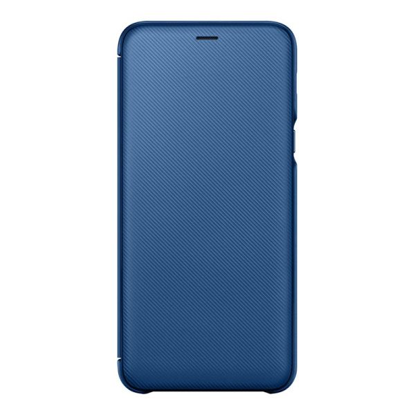 Galaxy A6 Plus 2018 ile Uyumlu Wallet Cover Kılıf Mavi EF-WA605CLEGWW (Out)