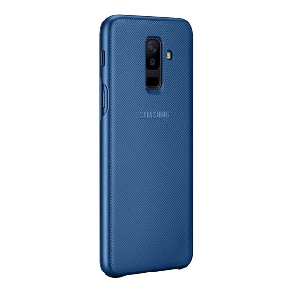 Galaxy A6 Plus 2018 ile Uyumlu Wallet Cover Kılıf Mavi EF-WA605CLEGWW (Out)