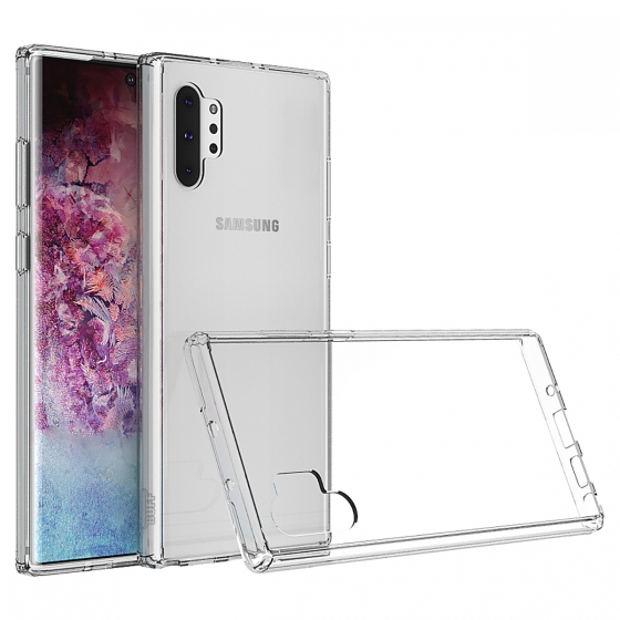 Buff Galaxy Note 10 Plus ile Uyumlu Air Hybrid Kılıf Crystal Clear