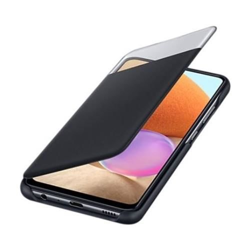 Galaxy A32 ile Uyumlu S View Cüzdan Kılıf Siyah EF-EA325PBEGTR