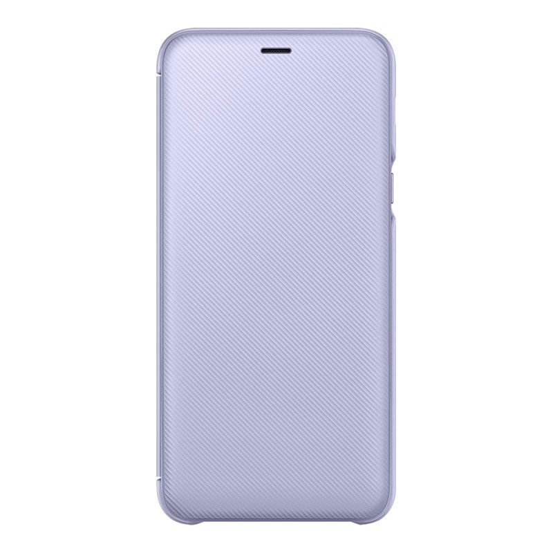Galaxy A6 Plus 2018 ile Uyumlu Wallet Cover Kılıf Mor EF-WA605CVEGWW (Out)