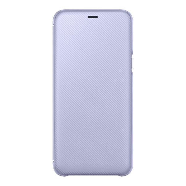 Galaxy A6 Plus 2018 ile Uyumlu Wallet Cover Kılıf Mor EF-WA605CVEGWW (Out)