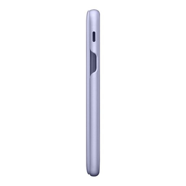 Galaxy A6 Plus 2018 ile Uyumlu Wallet Cover Kılıf Mor EF-WA605CVEGWW (Out)