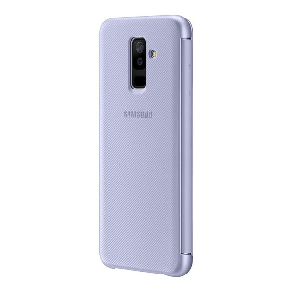 Galaxy A6 Plus 2018 ile Uyumlu Wallet Cover Kılıf Mor EF-WA605CVEGWW (Out)
