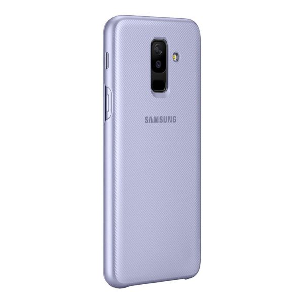 Galaxy A6 Plus 2018 ile Uyumlu Wallet Cover Kılıf Mor EF-WA605CVEGWW (Out)