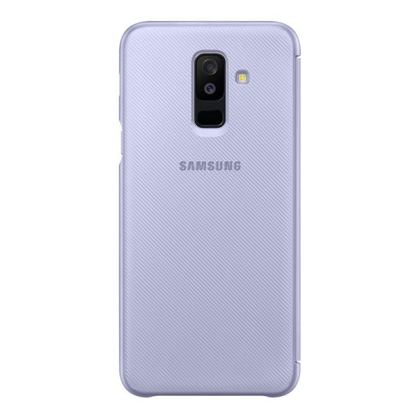 Galaxy A6 Plus 2018 ile Uyumlu Wallet Cover Kılıf Mor EF-WA605CVEGWW (Out)