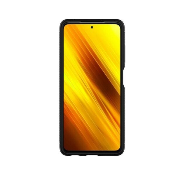 Spigen Poco X3 NFC / Poco X3 Pro ile Uyumlu Kılıf Rugged Armor Matte Black